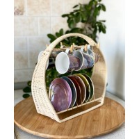 Wicker Cup Stand